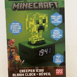 Minecraft Alarm Clock Light 