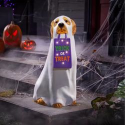 Halloween Golden Retriever Ghost