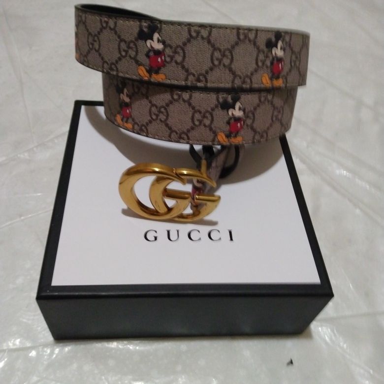 Mickey Mouse Gucci Belt For Men And Women for Sale in San Bernardino CA OfferUp