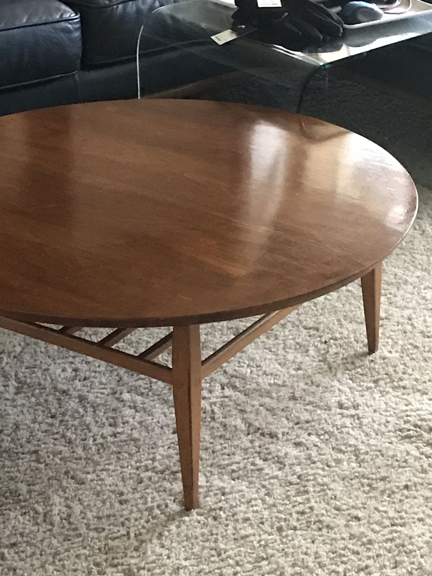 MCM coffee table 36” wide/ 14.25” high