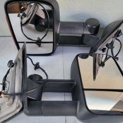 14-18 Chevrolet Silverado 14-20 Gmc Sierra Towing Mirrors Espejos Retrovisores Chevy