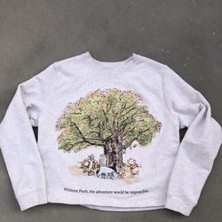 Winnie the Pooh women’s cropped crewneck Disney