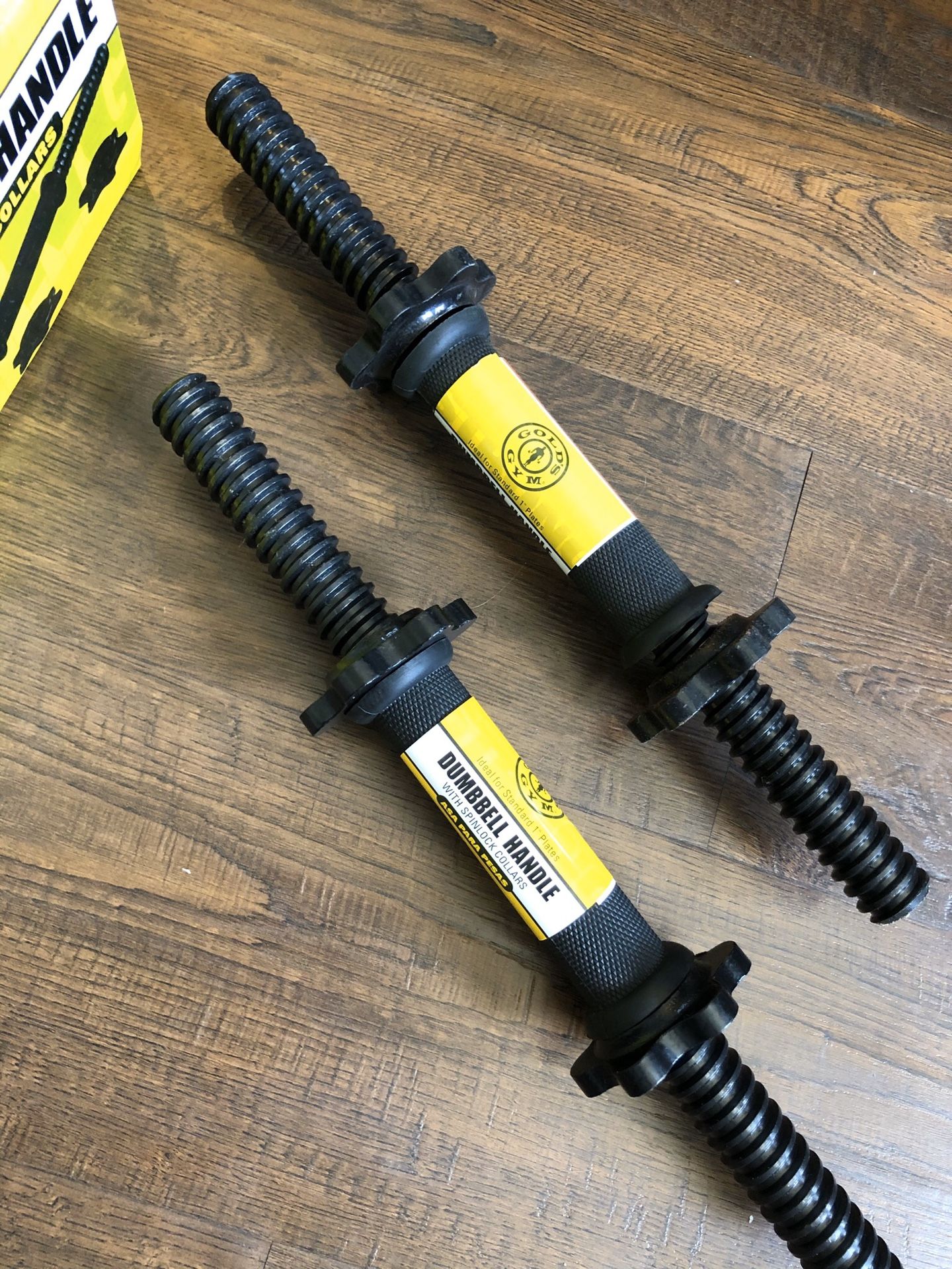 Golds Gym Set of 2 dumbbell handles