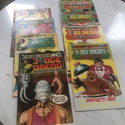 8 🔥RARE JUDGE DREDD COMIC BOOKS | Eagle Comics | 1984, 1985 💎1st Printing