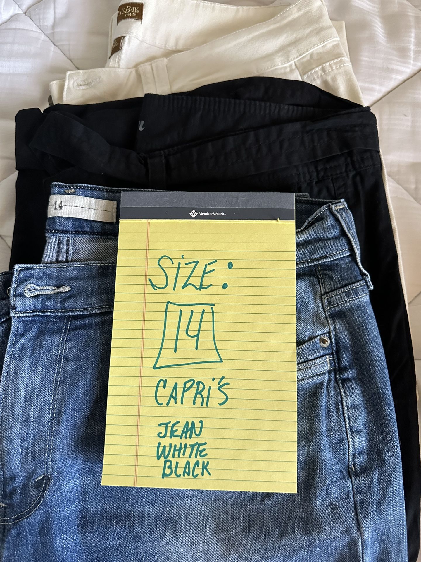 Women’s Size 14 Jeans & Capris