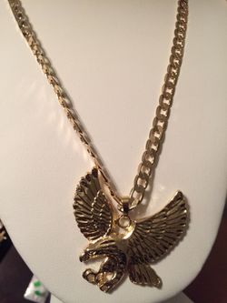 $20 DIJE CON CADENA ORO LAMINADO SANTA ANA