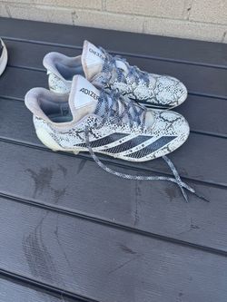 size 7.5 Adizero Adidas Electric II speed cleats