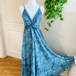 Women Ladies Boho Floral Maxi Dress Cocktail Party Evening Summer Beach Sundress one size 