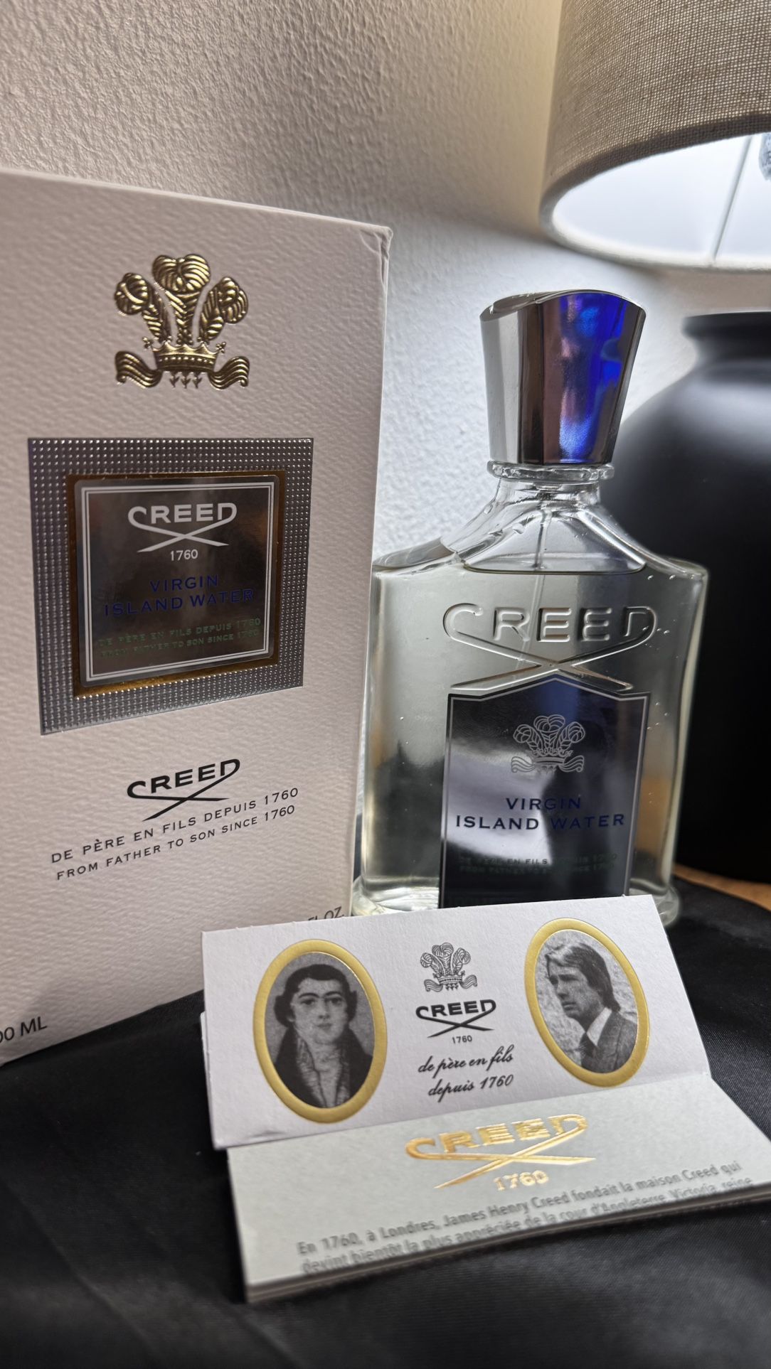 Creed Virgin Island Water