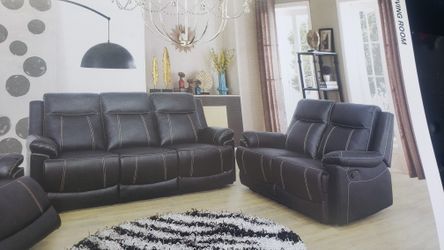 Muebles reclinables color negro