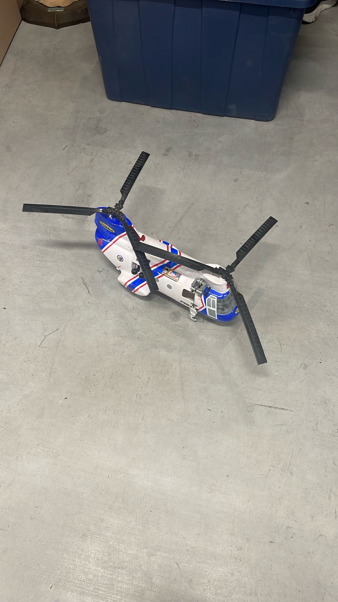 Tonka Chinook Police Helicopter