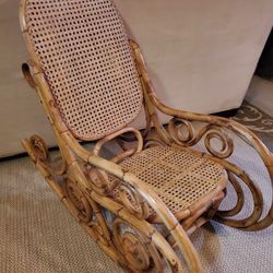 Bamboo Cane Rocker