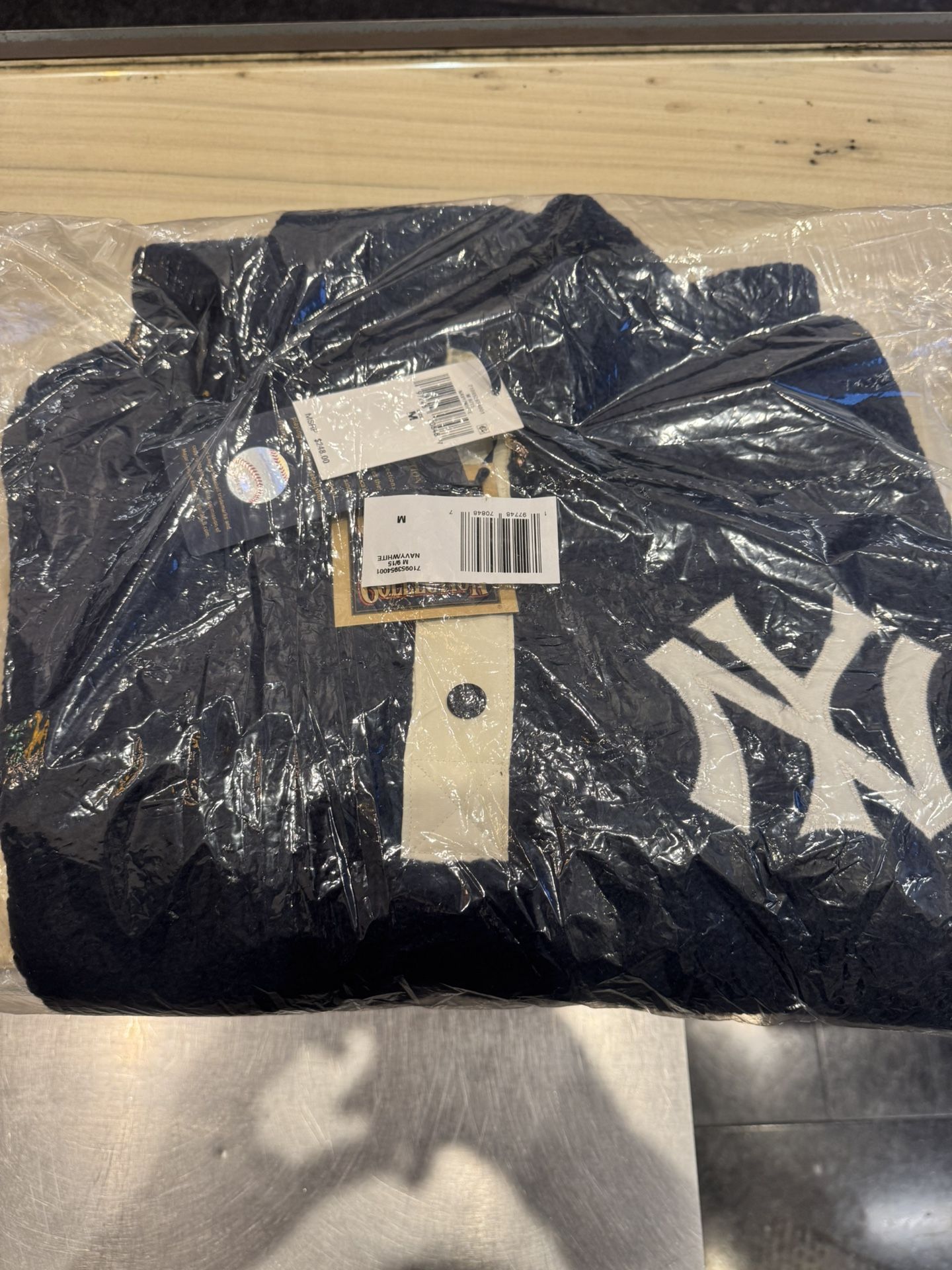 New York Yankees Polo Ralph Lauren Vintage Fleece Quarter-Snap Pullover- Navy