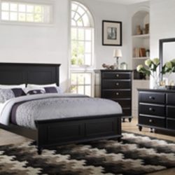 Brand New Black Queen Bed Only 