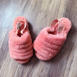 Womens Fluffy UGG Sandals 
