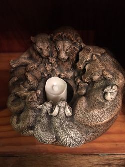 Hand made artisan candleholder