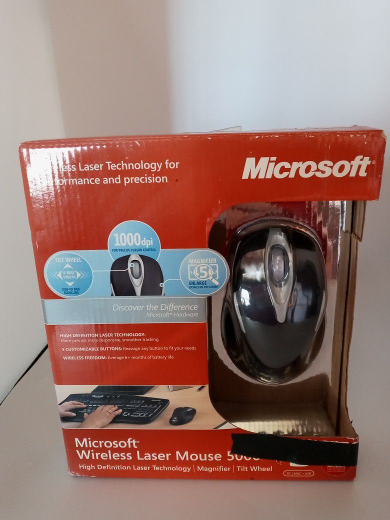 Microsoft Wireless Laser Mouse 