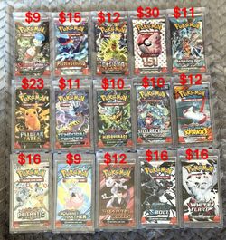 Sword and Shield/ Scarlet and Violet Series Booster Packs (PLEASE TEAD DESCRIPTION)