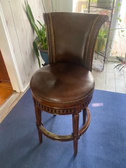 Vintage Frontgate Swivel Stool