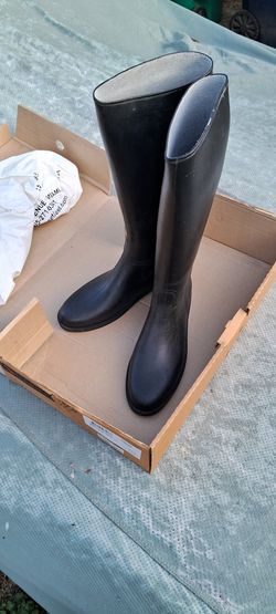 equestrian boots mens rubber