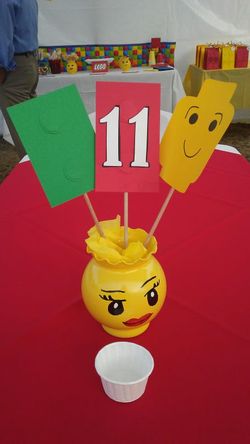 Lego party decor