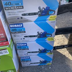 Kobalt Cordless Chainsaw Kit