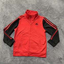 Boys Adidas Red/Black Jacket (Size: 7X)