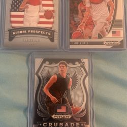 LaMelo Ball Rookie Cards (3card Lot)
