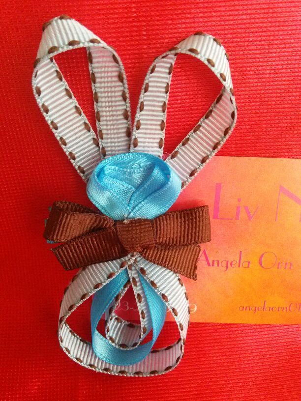 Bunny hair clip