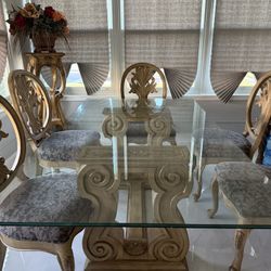 Dining Set With Six Chairs