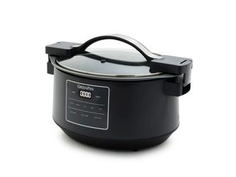NEW! GREENPAN 8qt Nonstick Ceramic Slow Cooker with Locking Lid