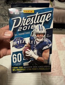 New Sealed 2018 Panini Prestige Football 60 Card Hangar BoxJosh Allen Lamar Jackson Rookie Cards?