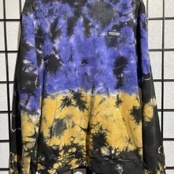 Prototype81 Tie Dye Hoodie Sweatshirt Unisex Streetwear Sizes M, XL, XXL