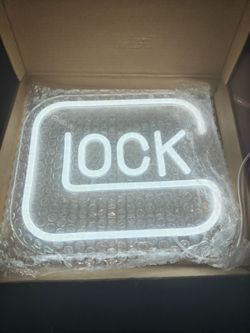 Lock Neon Light