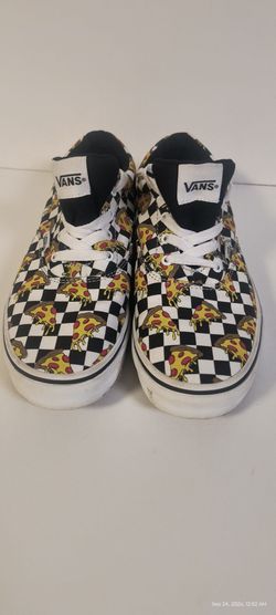 Vans Pizza Checkerboard Low-Top Sneakers