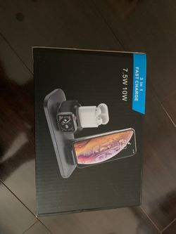 3 in 1 wireless charger for iPhone Apple Watch and airpod
