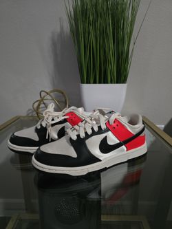 Nike Dunk Low SE Women's Shoes Bright Crimson 55 /Pale Ivory/Black)