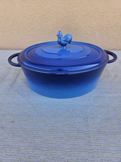 Staub Basix Blue Ombre Cast Iron Round Cocotte