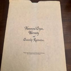 Hammond organ For Sale 