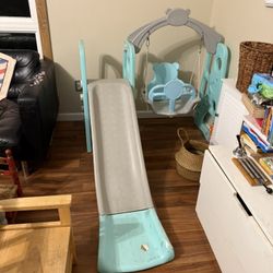 Toddler Slide And Swing Set Was