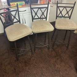 3 Bar Stools, Make Offer