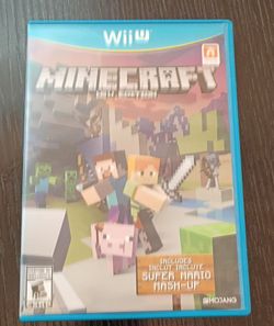 Minecraft wiii u edition