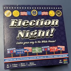 Election Night! A Super Fun Way to Learn Essential Math, Geography and Civics While Strategizing Your Way to The White House. A home learning home run