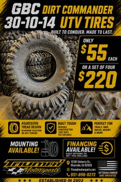 30/14 GBC tires