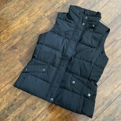 TALBOTS💥NWOT💥Petites Black Quilted Vest Women’s Size Small