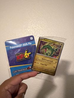 Rayquaza promo card Pokemon Worlds 2026
