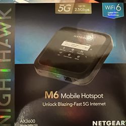 Nighthawk M6 5G WiFi 6 Mobile Hotspot Router
