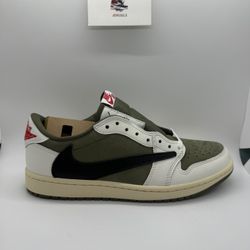 Jordan 1 Retro Low OG SP “Travis Scott Medium Olive” Sizes Available 
