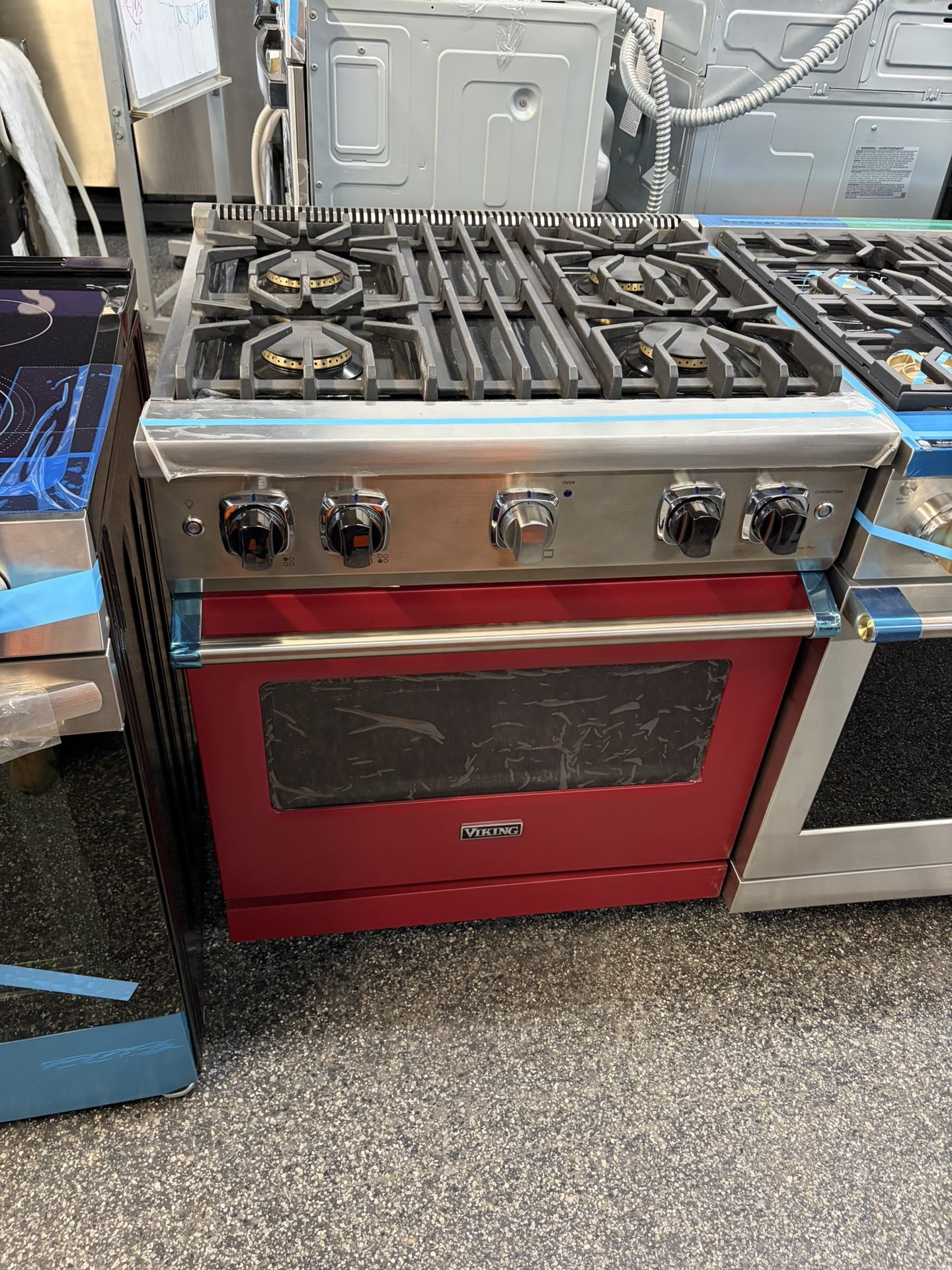Viking 5 Series Reduction Red 30” Gas Range Stove