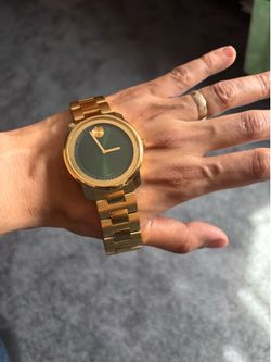 Movado Bold Gold Watch